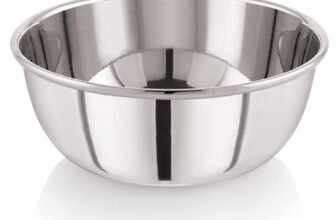 Neelam Stainless Steel 6, 22 Gauge Prem 250 ml Vati, Dinner Bowl Katori Serving Vati, Durable Quality, Elegant, Perfect for Serving Snacks, Desserts, and Condiments, Sliver