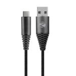 Zebronics Type-C Fast Charging Cable, Upto 480 Mbps, 36W Rapid Charge, 3A Output, Charge & Sync Data Cable, 1 Meter Length, Tangle-Free Durable Design (CU300T)