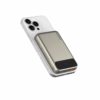 Stuffcool Click 10000mAh Slim Magnetic Wireless Powerbank Natural Titanium Finish Perfect for iPhone 16,15,14,13,12 with Led Display and 20W Fast Wired Charging – Charges iPhone 50% in 30 mins