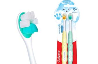 Colgate Kids (5+ years) Fluffy Paw Toothbrush Ultra Soft (2 Pc)