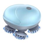 Bouncefit AS-701 Portable Handheld Electric Scalp Massager | Scalp Massager for Pain Relief, Blood Circulation, Hair Growth support, Stress Relief, Relaxation | Long Battery Life | USB Type C Rechargable | Multicolour (A1-203)