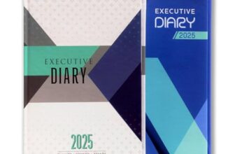 amazon basics 2026 New Year Dated Diary | Hard Bound Personal Organizer For Him & Her | Goal Setting & Productivity Tools | Set Of 2, Planner, Multicolor