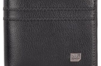 Lavie Sport Arthur Bi-Fold Wallet for Men|2 Currency compartments|Holds Upto 4 Credit/ATM Cards|Transparent ID Slot|12 Months Warranty|Box Packaging for Gifting