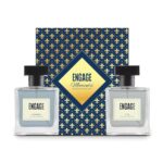 Engage Gift Set – Moments Luxury Perfume Gifts for Men, Homme & Yin 200ml, Long Lasting Smell, Mens Perfume, Pack of 2, Men Gift Set, Best Birthday, Anniversary Gift Hamper by ITC, Eau De Parfum for Man