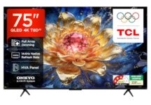 TCL 189 cm (75 inches) 4K UHD Smart QLED Google TV 75T8D