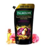Palmolive Luminous Oils Invigorating Liquid Hand Wash, 750ml Refill Pack, With Macadamia Oil and Peony Extracts