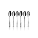 Shri & Sam Stainless Steel New Stribes Coffee Spoon,6 Pieces