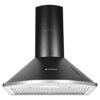 Faber 60 cm 1000 m³/hr Pyramid Kitchen Chimney || Baffle Filter || Push Button || 12 Years warranty on Motor|| Motor- 240 Watt || HOOD CLASS PRO PB BK LTW 60, Black