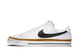 Nike Men Court Legacy Nn White/Black-Desert Ochre Tennis 8 UK