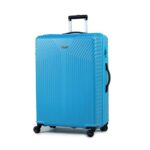 ACEPACK GLX 78 cms Teal Hard Sided Check-in Size Luggage Trolley Bag for Travel Suitcase with 8 Spinner Wheels for Men and Women