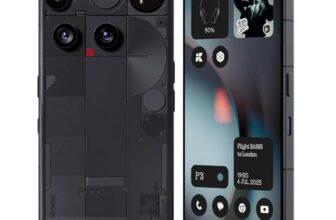 Nothing Phone (3), Black (12GB, 256GB) | Snapdragon 8s Gen 4 | 50MP + 50MP + 50MP Rear Camera | 1.5K+ 120Hz AMOLED Flexible LTPS Display