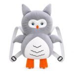 GLUN® Baby Head Protector Backpack, Pack of 1 Cute Owl Soft Cushioning, Adjustable Shoulder Belt, Head Protection Back for 6-18 Month Toddler Kids
