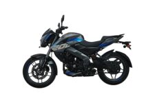 Bajaj Pulsar Ns 200 Ug Motorcycle/Motorbike – Pewter Grey – Blue – Ex-Showroom