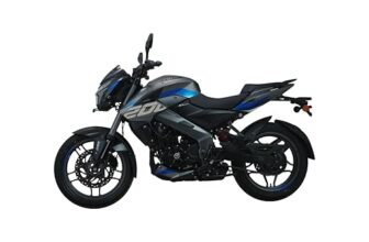 Bajaj Pulsar Ns 200 Ug Motorcycle/Motorbike – Pewter Grey – Blue – Ex-Showroom