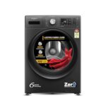 Whirlpool 9 Kg Ozone Technology 5 Star Inverter Front Load Fully Automatic Washing Machine with In-Built Heater (XO9012BYM52E, Midnight Grey, 100+ Tough Stains, 1400 RPM)
