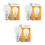 wipro Garnet 10W B22 LED Bulb, Coolwhite (Pack of 3)