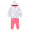LuvLap Baby Boys Full Sleeve Hooded Sweatshirt & Pyjama Set Pack Of 1, Cotton Rich Fleece, Mint, M (3 to 6 Months)