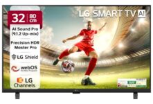 LG 80 cms (32 inches) LB650 AI Series HD Smart webOS VA LED TV 32LB650BPLA