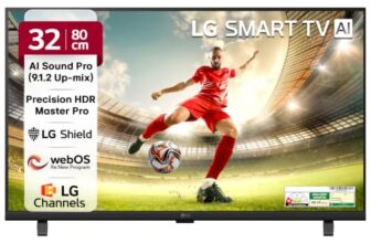 LG 80 cms (32 inches) LB650 AI Series HD Smart webOS VA LED TV 32LB650BPLA