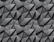 JAAMSO ROYALS Grey Brick Stone Vinyl Waterproof Wallpaper (200CM X 45 CM)