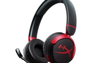 HyperX Cloud Mini – Wired On Ear Headset Compatible with PC, Chromebook, Nintendo Switch,PlayStation Controllers,Xbox Controllers,Phones,Laptops,Tablets,Tuck-Away Boom Mic,3.5Mm Jack,Black & Red