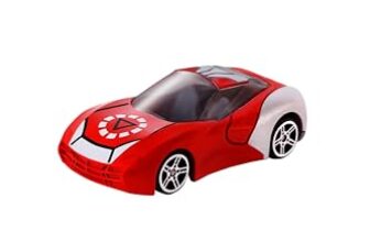 Marvel Go Collection | Knight Speed | Iron Man | 1:64 Diecast Toy Car | Ages 3 and Up | Collect Them All, Red
