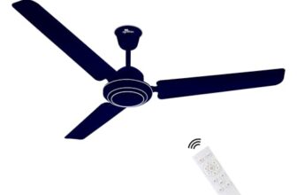 RR Signature MORPHEUS 1200 MM BLDC Ceiling Fan With Remote | 60% Energy Savings | BEE 5 Star Rated Energy Efficiency| 2 Year Warranty [Oxford Blue]