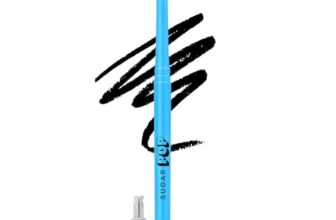 SUGAR POP Longwear Kajal | 24 Hr Smudge-Proof Kajal | Waterproof | Velvet Matte Finish | 0.3 gm – 01 Black