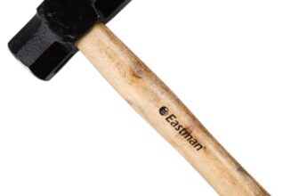 Eastman Sledge Hammers With Wooden Handle, 3Lb / 1350 Gms, Drop Forged Steel Induction Hardened, Polished Hitting Face Industrial & Professional Use (E-2440)
