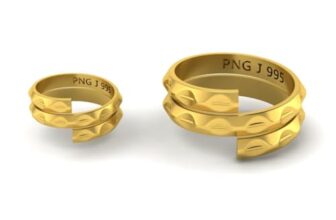 PNG Jewellers 1.5 gram Vedhani Gold Ring 24 kt (995)