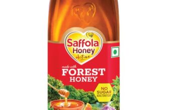 Saffola Honey Active, 500g, Made with Forest Honey, Pure Honey, No sugar adulteration, Natural Immunity booster