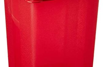 SignoraWare 500ml Freezer Fresh No.3 Plastic Container with Lid, Bpa Free Bowl, Food Grade Box, Spill Leak Proof Case, Microwave Safe Compatible, Semi Transparent, Store and Stack (0.5Litres Red)