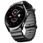 boAt Ultima Aeris 1.43″ AMOLED Display, 1000 nits Brightness, Ultra Slim 8mm Metal Build, IP68, Auto HR & SpO2 Monitoring, Sleep & Stress Tracking, Stylish Smartwatch for Men & Women (Active Black)