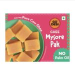 GO DESi – Mysore Pak | Made with Desi Ghee | Indian Mithai | Sweets Gift Pack | 180/150 grams
