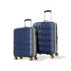 Aristocrat Comet Set of 2 (Cabin+Medium) Hard Case Trolley Bags, Blue