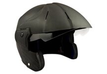 Sage Square Deltz Power (ISI Certified) Open Face Helmet , Black Matte , Extra Large, Cycling