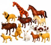 Brand Conquer Farm Animal Toys for Kids, 12 Pcs Realistic Farm Animal Figures Set, Non-Toxic Plastic Learning Toys for Boys & Girls, Educational Montessori Animal Playset, Birthday Gift for 3+ Years