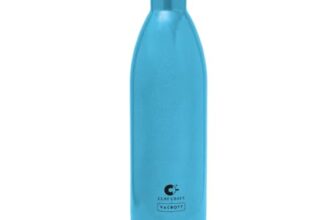 Clay Craft Vacbott Vaccum Bottle, Stark Sparkle Double Walled Insulated 24 Hours Hot and Cold Water Bottle – 500 ml – 1 Piece (Sparkle Sky) Steel Water Bottles for School, Office, Home, Gym, Leakproof