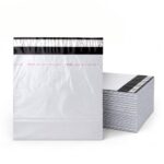 BonKaso Pack of 500 Poly Courier Bags with POD Sleeve 6×8 Inch | 52 Micron Tamper Proof Waterproof Security Envelopes Cover | Self Adhesive Shipping Mailers for E Commerce Packaging