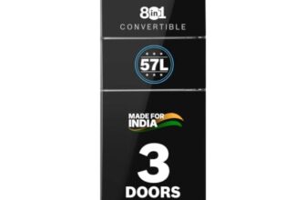 Bosch 335L Max Flex,3 Star,8 in 1 Convertible,Vario Inverter,Frost Free Triple Door Refrigerator,Black Pearl (CMC36K23VI)Interactive Display|18 Hrs Cooling Retention|Adaptive UI|Vita-Fresh Technology