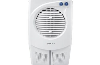 Bajaj PMH 25 DLX 24L Personal Air Cooler For Home | DuraMarine Pump | TurboFan Technology | Portable AC | Cooler For Room | 3 Yrs Warranty (1 Yr Standard + 2 Yrs Extended Warranty)【White】