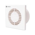 SINGER Venti Q 150mm Energy Efficient Exhaust fan for Kitchen, Bathroom | Turbo Spin 1800 RPM, High Suction With Low Noise | High Speed, Powerful Motor, 100% Copper, 2 Yrs Warranty【White】