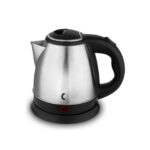 CG – EKSS12 SS 1.2 Ltr Electric Kettle 1350W with Dry Boil Protection, Auto Cut Off, Cool Touch Ergonomic Handle, Double Wall Insulation, 2Yr Replacement Manufacturer Warranty – Black