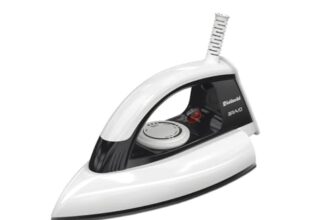 Goldmedal Bravo 1000W Dry Iron | Premium Double-Coated Non-Stick