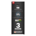 Bosch 302L, 3 Star, MaxFlex Convert Frost Free Triple Door Refrigerator | 8-in-1 Convertible Storage Modes | 57L Extra Convertible Zone | Cool Extend up to 18 hours (CMC33S33VI, Cosmic Steel)