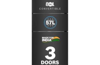 Bosch 302L, 3 Star, MaxFlex Convert Frost Free Triple Door Refrigerator | 8-in-1 Convertible Storage Modes | 57L Extra Convertible Zone | Cool Extend up to 18 hours (CMC33S33VI, Cosmic Steel)