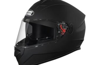 Studds Drifter ISI and DOT Certified Full face Helmet for Men and Women with Inner Sun Visor and Spoiler