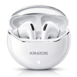 Kratos TW02 Ear Buds Wireless with 60H Playtime, Noise Isolation & Clear Calls, Bluetooth Earbuds with Voice Assistant, Ear Buds with Bluetooth V 5.3 & with Type C Fast Charging, IPX5 TWS Earphones