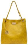 Bagsy Malone Bucket Shaped Tote Bag (Croco Yellow)