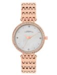 French Connection Ethereal Silver Round Dial Womens Analogue Watch FCN075SRGM